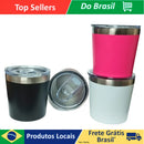200ml Thermal Cuia Acrylic Lid Cup In Matte Stainless Steel