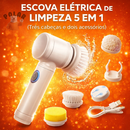 Kit escova de Limpeza 5 em 1 Sem Fio Multiuso TurboClean Pro