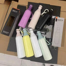 Dual scene portable thermos cup | Added large belly capacity, one click easy switching between car and desktop modes