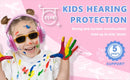 PROHEAR Kid Safety Ear Protection Passive Noise Cancelling EarProtetores auriculares infantis PROHEAR com cancelamento passivo de ruídomuffs for Autism Toddlers Children Reading NNR 25dB Pink Ear Muff