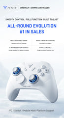 Controle para jogos Flydgi Direwolf 4 com tensão ajustável