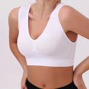 Women's Seamless Medium Support Activewear Yoga Sports Bra