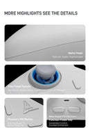 Controle para jogos Flydgi Direwolf 4 com tensão ajustável