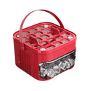 Máquina de gelo para 50 cubos com tampa de fácil pressão