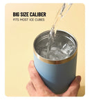 Tyeso Large-Capacity Thermoses Handle Vacuum Cup Dual-Drink Coffee Mug Stainless Steel Ice Cup Car Bottle Hot Cold Retention