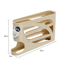 NASAN 4 Layers Automatic Rolling Egg Holder Rack Fridge Egg Storage Box Container Kitchen Egg Dispenser Fridge Organizer Racks