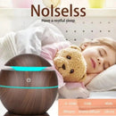 Umidificador de partículas de ar de madeira, purificador USB