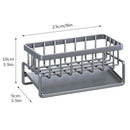 Kitchen Sink Drain Rack Organizer Sponge Storage Faucet Holder Soap Drainer Dishcloth Towel Rack Kitchen Sink Organizer