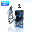 R36S Plus Retro Handheld Video Game Console With Wifi ARKOS Linux System Portable Consoles Game Player 4.0 Max Inch IPS Screen