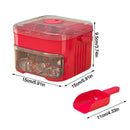 Máquina de gelo para 50 cubos com tampa de fácil pressão