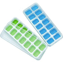 Ice Cube Tray Mold with Lid Silicone Square 14 Cube Easy Release Ice Cube Molds Summer Kitchen Bar DIY Iced Cocktail Freeze Tool