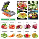 Kitchen Reusable Fruit Veggie Cutting Portable Vegetable Cutter Shredder Multifunctional Slicer Potato Chopper Carrot Grater