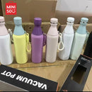 Dual scene portable thermos cup | Added large belly capacity, one click easy switching between car and desktop modes