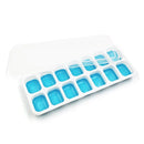 Ice Cube Tray Mold with Lid Silicone Square 14 Cube Easy Release Ice Cube Molds Summer Kitchen Bar DIY Iced Cocktail Freeze Tool