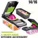 Kitchen Reusable Fruit Veggie Cutting Portable Vegetable Cutter Shredder Multifunctional Slicer Potato Chopper Carrot Grater