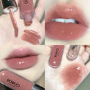 Hot Kiko Double Headed Lipstick Transparent Mirror Lip Gloss Non Fading Oil Sexy Rich Lip Gloss Milk Tea Bean Paste Naked Makeup