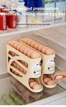 NASAN 4 Layers Automatic Rolling Egg Holder Rack Fridge Egg Storage Box Container Kitchen Egg Dispenser Fridge Organizer Racks