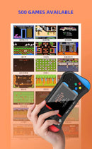 Console de jogos infantil com tela grande, brinquedo retrô