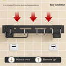 Wall Holder Knife with Hooks, Multifunctional Organizer, Knife Holder, Integrated Storage Rack, Cooking Tools