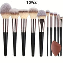 Conjunto de 3 a 20 pincéis de maquiagem macios e fofos para sombra