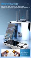 R36S Plus Retro Handheld Video Game Console With Wifi ARKOS Linux System Portable Consoles Game Player 4.0 Max Inch IPS Screen