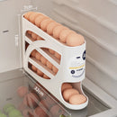 NASAN 4 Layers Automatic Rolling Egg Holder Rack Fridge Egg Storage Box Container Kitchen Egg Dispenser Fridge Organizer Racks