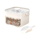 Máquina de gelo para 50 cubos com tampa de fácil pressão