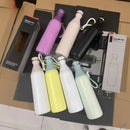 Dual scene portable thermos cup | Added large belly capacity, one click easy switching between car and desktop modes