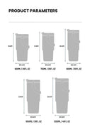 Tyeso Large-Capacity Thermoses Handle Vacuum Cup Dual-Drink Coffee Mug Stainless Steel Ice Cup Car Bottle Hot Cold Retention