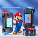 Console de jogos infantil com tela grande, brinquedo retrô