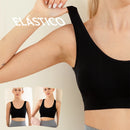 2 Pieces Wide Strapless Bra Women's Sports Shirt Breathable Comfortable Underwear