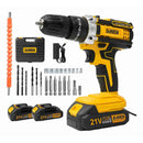 Furadeira/Parafusadeira de Impacto Sem Fio 350w, Brocas Elétricas